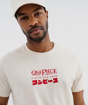 Tee-shirt manches courtes en jersey de coton imprimé homme - One Piece vue4 - ONE PIECE - GEMO
