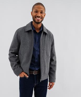 Blouson col chemise zippé homme vue1 - GEMO (HOMME) - GEMO
