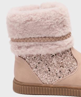 Boots fourrées pailletées ado fille - Lovely Wings vue6 - LOVELY WINGS - GEMO