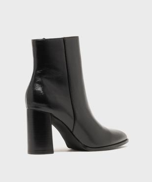 Boots à talon haut et bout pointu unies femme vue4 - FOLLOW ME - GEMO