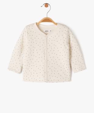 Ensemble 2 pièces bébé fille combinaison et gilet vue4 - GEMO 4G BEBE - GEMO