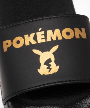 Mules de piscine garçon unies à bandeau contrasté Pikachu - Pokemon vue6 - POKEMON - GEMO