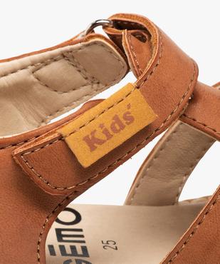 Sandales garçon unies à talon et bout fermés vue6 - GEMO (ENFANT) - GEMO
