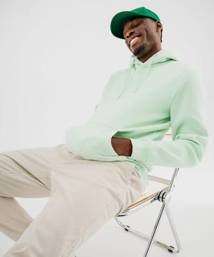 Sweat à capuche en molleton doux homme vue5 - GEMO 4G HOMME - GEMO