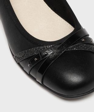 Ballerines femme unies à talon plat et brides fantaisie vue12 - VALENTINA BALDA - GEMO