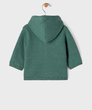 Gilet à capuche avec doublure sherpa bébé fille vue4 - GEMO(BB COUCHE) - GEMO
