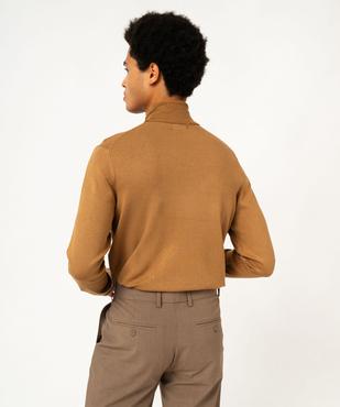 Pull à col roulé en maille fine homme vue3 - GEMO 4G HOMME - GEMO