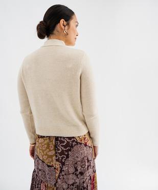 Gilet col lavallière femme vue2 - GEMO(FEMME PAP) - GEMO