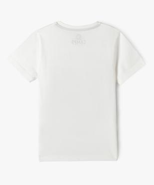 Tee-shirt manches courtes en coton imprimé garçon - Camps United vue3 - CAMPS GEMO FOR GOOD - GEMO