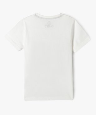 Tee-shirt manches courtes en coton imprimé garçon - Camps United vue3 - CAMPS G4G - GEMO