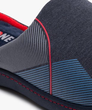 Chaussons homme mules confort en feutrine - Isotoner vue6 - ISOTONER - GEMO