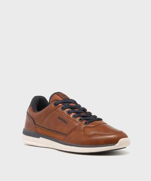 Baskets basses bicolores homme - Redskins vue2 - REDSKINS - GEMO