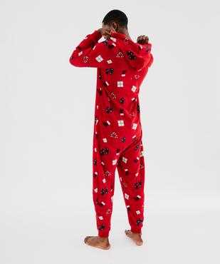 Combinaison pyjama polaire Noël homme vue4 - GEMO(HOMWR HOM) - GEMO