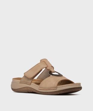 Mules confort avec bijou sur le dessus femme vue2 - G'FLEX - GEMO