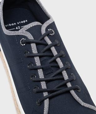 Tennis en toile et semelle corde homme - Urban Steps vue6 - URBAN STEPS GEMO FOR GOOD - GEMO