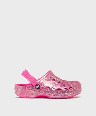 Sabots souples pailletés dessus perforé fille - Crocs vue1 - CROCS - GEMO