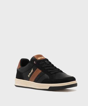 Baskets basses de ville à lacets homme - Schott vue2 - SCHOTT - GEMO