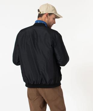 Blouson zippé style bombers homme vue5 - GEMO 4G HOMME - GEMO