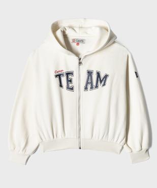 Sweat à capuche coupe courte fille - Camps United vue1 - CAMPS GEMO FOR GOOD - GEMO