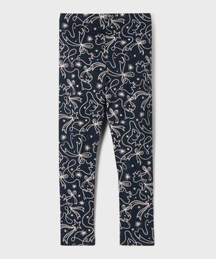 Legging en coton stretch imprimé fille - Gémo X Lulu la Nantaise vue3 - GEMO 4G FILLE - GEMO