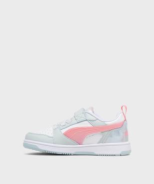 Baskets basses à empiècements irisés Rebound V6 Space Belle fille - Puma vue3 - PUMA - GEMO
