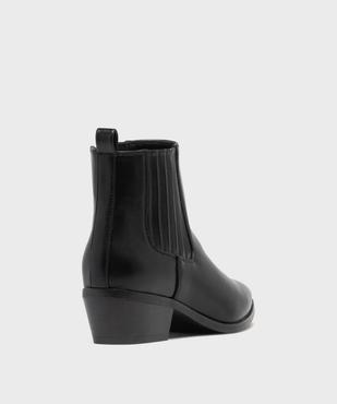 Boots Chelsea esprit Santiag femme - Follow Me vue4 - FOLLOW ME - GEMO