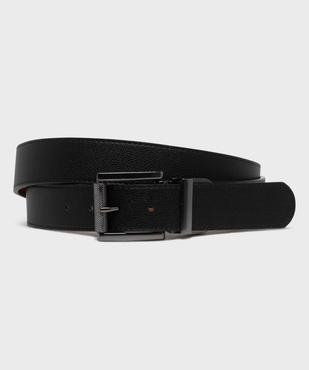 Ceinture réversible en cuir imitation homme vue1 - GEMO (ACCESS) - GEMO