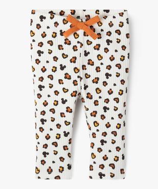 Legging en maille côtelée imprimé léopard - Disney  vue1 - DISNEY BABY - GEMO