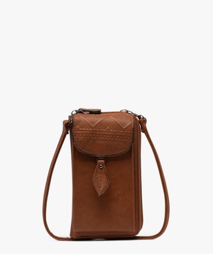 Pochette porte-feuille avec bandoulière amovible femme vue1 - GEMO (ACCESS) - GEMO