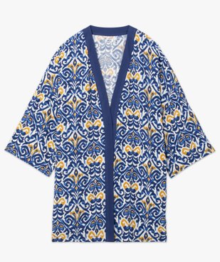 Veste femme grande taille imprimée à manches courtes vue4 - GEMO (G TAILLE) - GEMO
