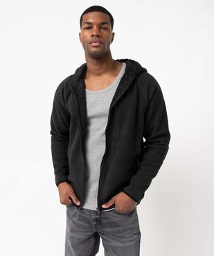 Veste polaire homme zippée à capuche et doublure chaude vue1 - KENSINGTON - GEMO