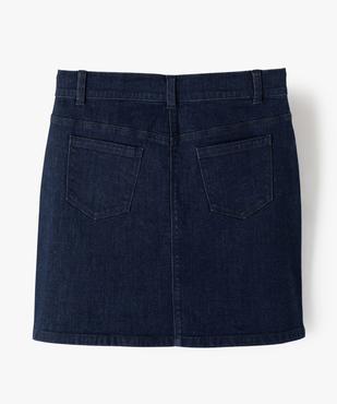 Jupe fille en jean extensible vue4 - GEMO (JUNIOR) - GEMO