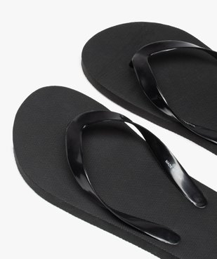 Tongs garçon unies à brides souples vue3 - GEMO (PLAGE) - GEMO