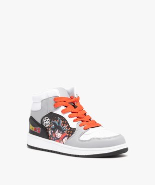 Baskets garçon mid-cut à lacets et à zip - Dragon Ball Z vue2 - DRAGON BALL Z - GEMO