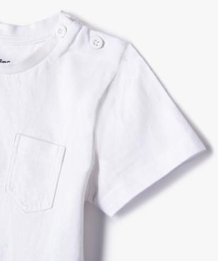 Tee-shirt bébé garçon à manches courtes imprimé (lot de 3) vue4 - GEMO 4G BEBE - GEMO