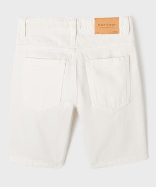 Bermuda en jean skater garçon vue3 - GEMO (ENFANT) - GEMO