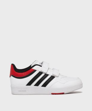 Baskets Hoops 4.0 fermeture scratch enfant - Adidas vue1 - ADIDAS - GEMO