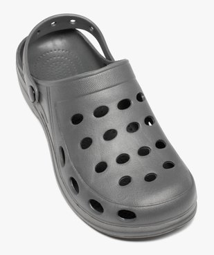 Sabots souples homme dessus uni perforé vue5 - GEMO (PLAGE) - GEMO