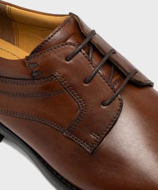 Derbies classiques en cuir homme - Pierre Cardin vue6 - PIERRE CARDIN D - GEMO