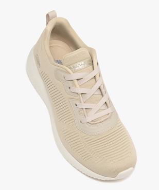 Baskets femme unies en mesh et à rainures - Skechers vue5 - SKECHERS - GEMO