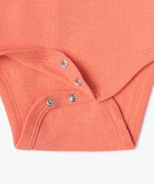 Bodies bébé à manches longues motifs variés (lot de 3) vue2 - GEMO 4G BEBE - GEMO