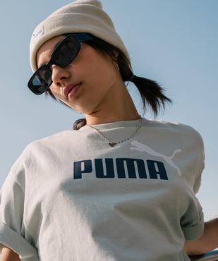 Sweat à capuche coupe courte avec logo poitrine fille - Puma vue5 - PUMA - GEMO