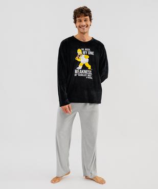 Pyjama en velours homme - Simpsons vue1 - SIMPSONS - GEMO