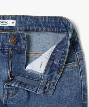 Jean regular à taille ajustable en coton stretch garçon vue2 - GEMO 4G GARCON - GEMO