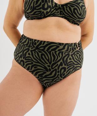 Bas de maillot de bain imprimé fantaisie femme grande taille vue1 - GEMO (PLAGE) - GEMO
