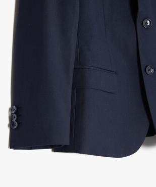 Veste de costume garçon unie vue3 - GEMO (JUNIOR) - GEMO