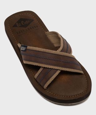 Mules à larges brides croisées homme - Lee Cooper vue5 - LEE COOPER - GEMO