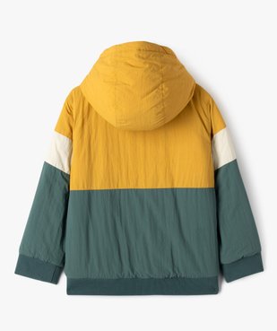Blouson à capuche doublé polaire garçon vue4 - GEMO 4G GARCON - GEMO
