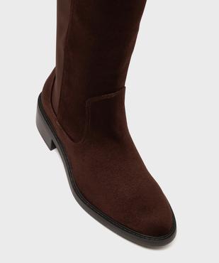 Bottes chaussettes bimatières femme - Valentina Baldano vue5 - VALENTINA BALDA - GEMO