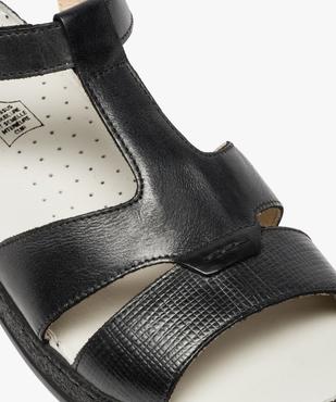 Sandales femme confort à semelle épaisse et scratch vue6 - GEMO (CONFORT) - GEMO